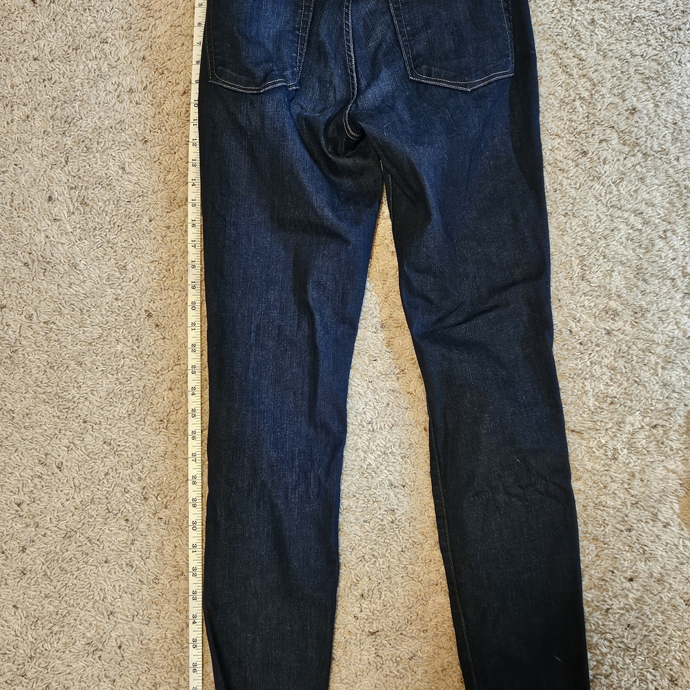 Good American Women's Blue Jeans size 4/27 with side Zipper - Picture 5 of 7